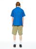 Ssississieseu Blue Camp Collar Shirts
