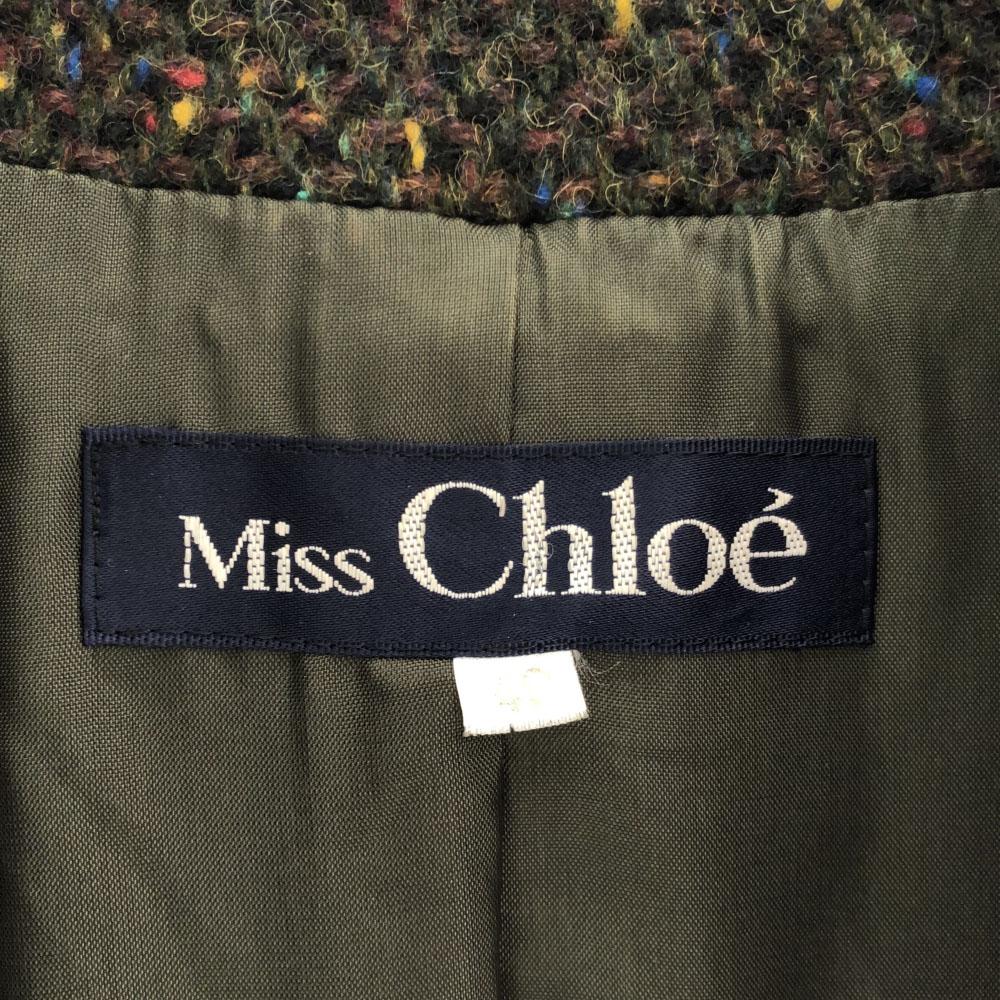 Miss Chloe Made In Japan Wool Blend Wool Jacket 40 Khaki Women Used