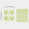 Glow In The Dark Moon And Star Wall Stickers For Kids Bedroom Living Room Decor Luminous Wall Decals Children's Room Wall Art Night Sky Stickers