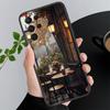 Phone Case For Samsung A55 A16 A56 A36 A35 A15 A53 A54 A33 A34 A25 A05S A52 A52S A14 A26 A71 Coffee Cafe night Aesthetic