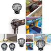 Leaf Guard Drain Strainer Outdoor Balcony Rainwater Protector Black Pp Material