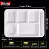 Melamine Tableware: 3, 4, and 6-Compartment Plates and Bowls for School Cafeterias