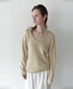 Deolil Clair U-Neck Knit_Lime