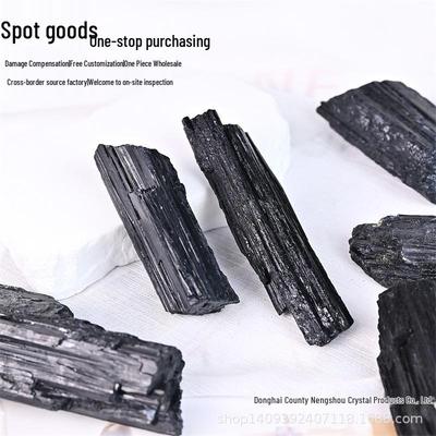 Pierre Brute de Tourmaline Noire Naturelle pour l'Aromathérapie et la Décoration
