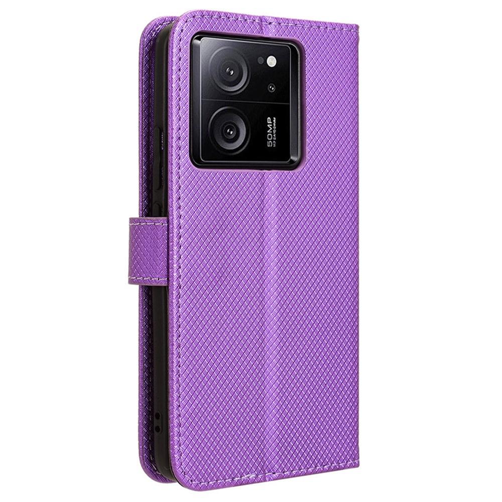 Flip Case for Xiaomi 13T / 13T Pro, Smart Magnet, Purple