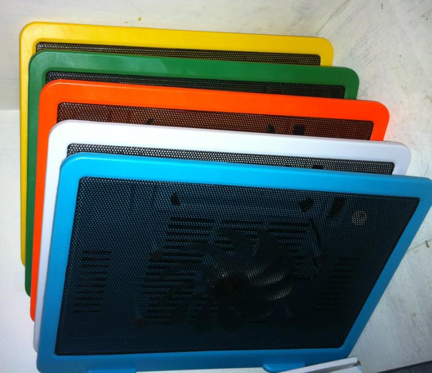 N19 Silent Colorful Laptop Cooling Fan with Suction Base