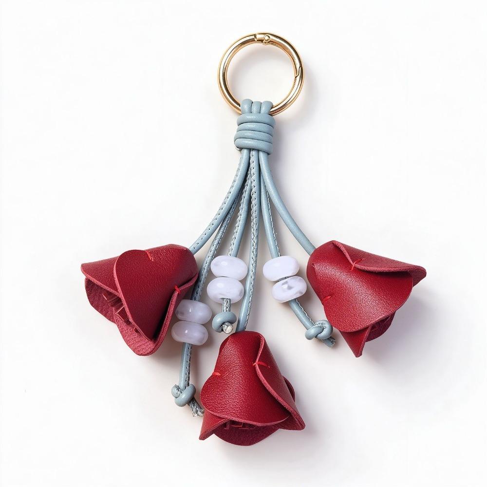 PU Bag Charm Lightweight Keychain Pendant Cute Decorative Accessory Car Interior