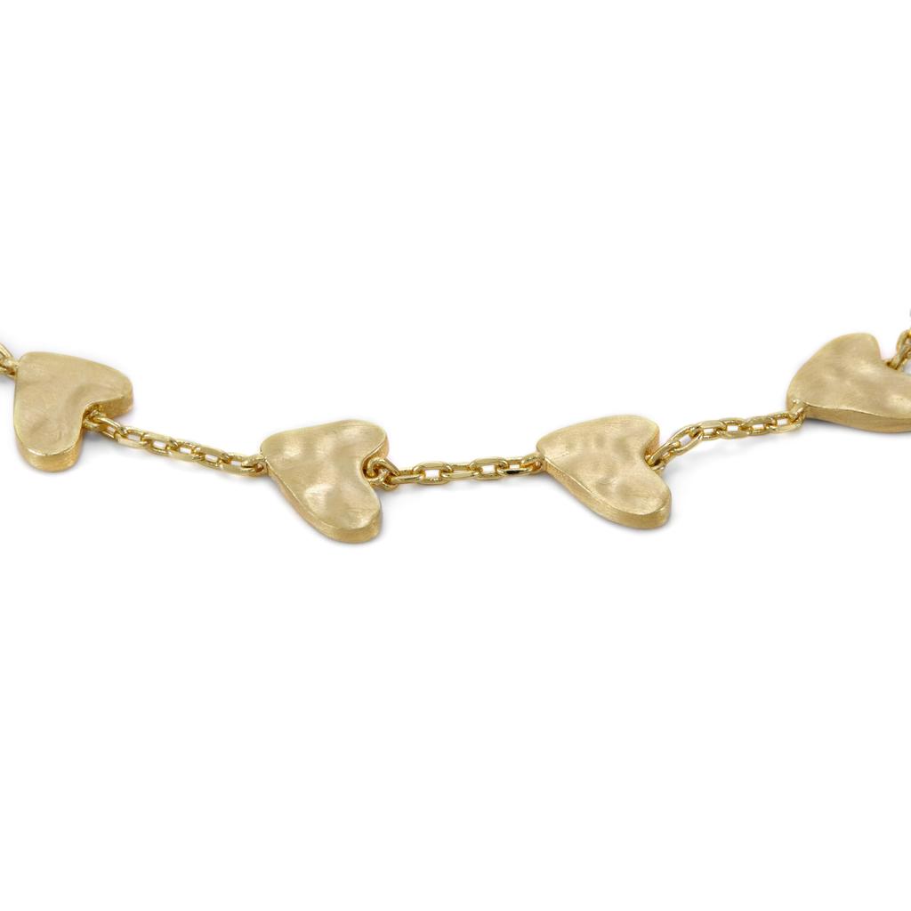 Skagen Women's ANJA HEARTS Gold-Tone Brass Chain Bracelet, SKJ5010710