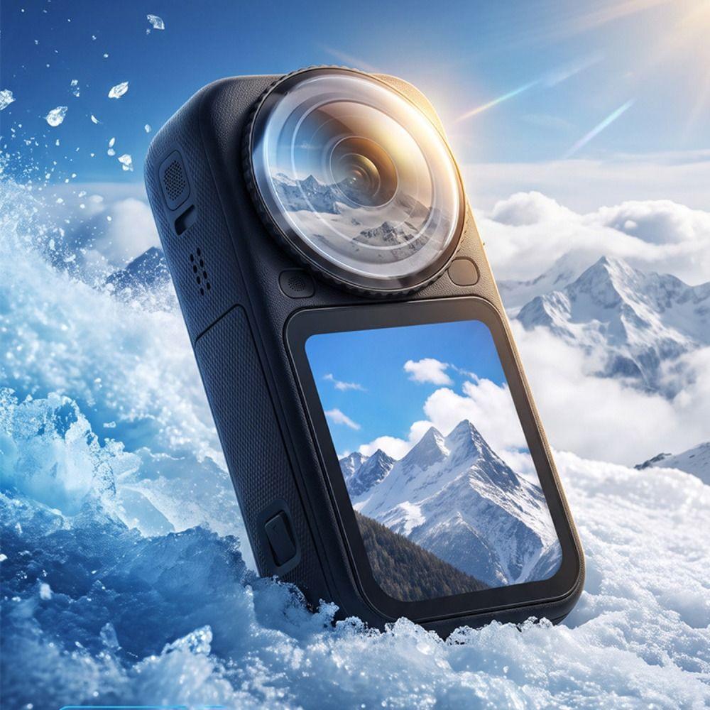 Quick Release Lens Protector Protective Lens Cap for Insta360 X6 Panoramic Camera Accessories