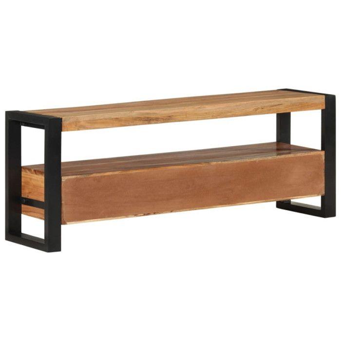 VidaXL TV Stand 120x30x45 Cm Solid Acacia Wood 351670