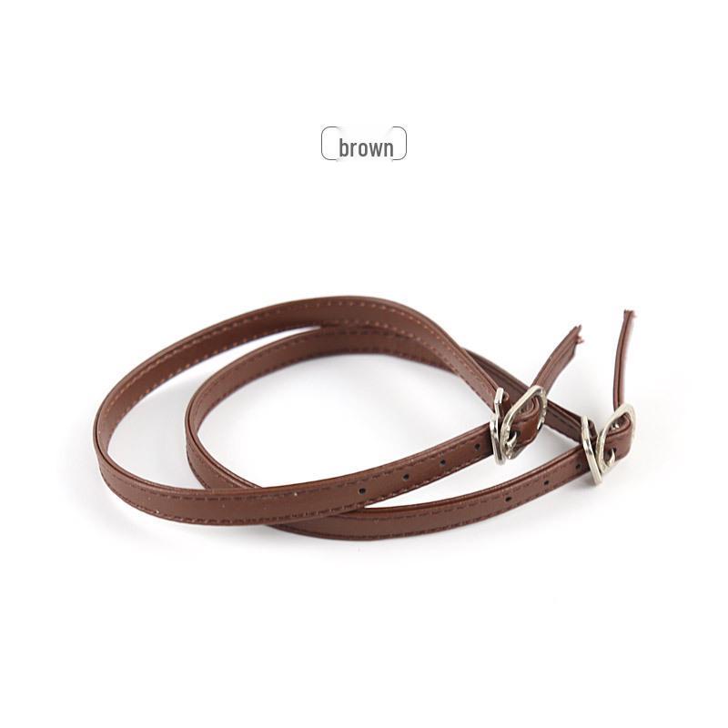 Cordones para Zapatos de Tacón Alto con Tobillera de Cuero Antideslizante para Mujer