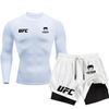 UFC Double Layer Long Sleeve Sports Training Set for Outdoor Running