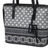 Daks Navy Dd Logo Leather Tote Bag Dcba6e801n2