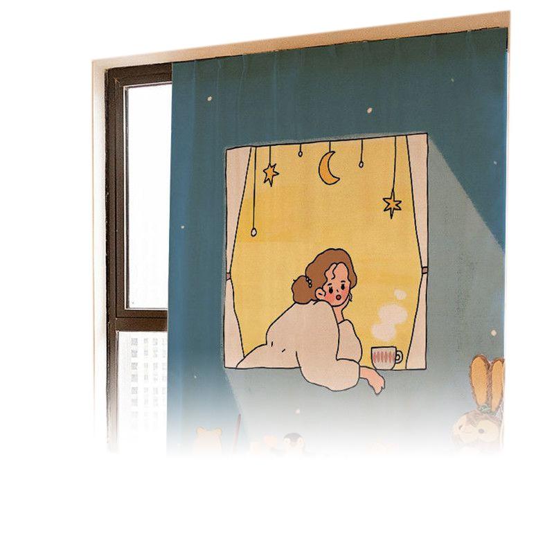 Cortina Premium de Velcro para Janela Autoadesiva Blackout Ideal para Interiores Domésticos