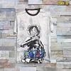 Herren Mode Einteiler T-Shirt Zoro Kunstdruck Jungen Kleidung Mädchen Kurzarm Herren Trikot Leichte Oberteile