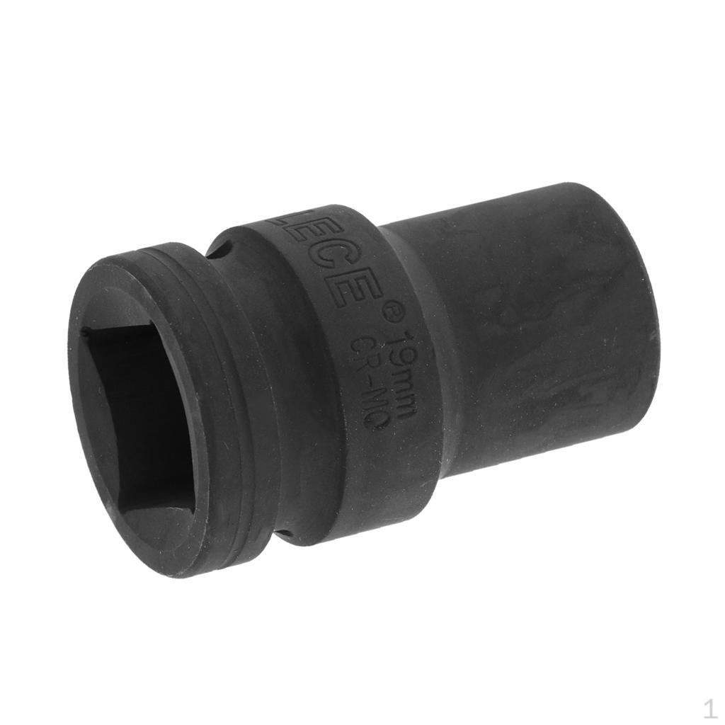 19mm Metric Long Impact Socket 3/4 Double Deep 12 Point Single Hex