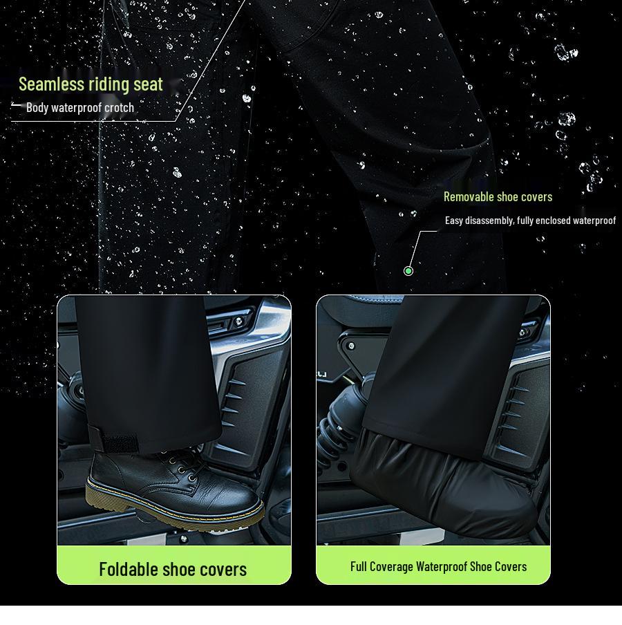 Men's Full Body Explosion-Proof Raincoat: Durable, Split-Type Rainproof Suit for Motorcycle Riders and Delivery Personnel.