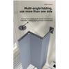 Folding Bathroom Divider No-Drill Waterproof Wet-Dry Separation Shower Curtain Alloy Track Shower Partition Supplies