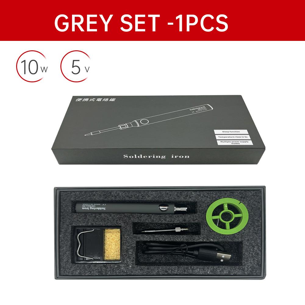 5V USB Wireless Electric Soldering Iron Portable Solder Iron Pen Rechargeable Temperature Adjustment DIY Welding Equipment