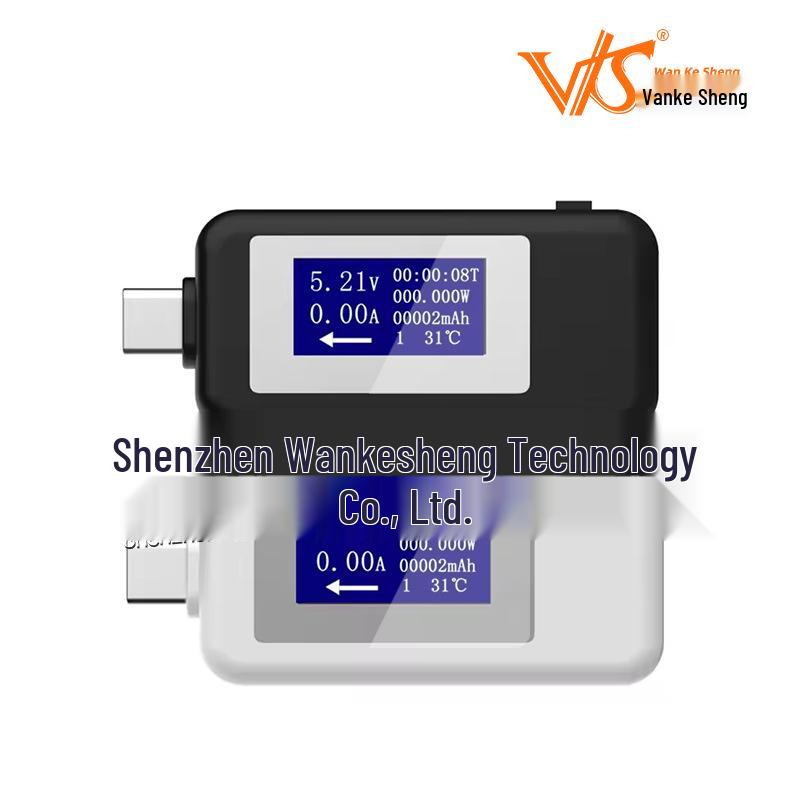 Type-C Multi-Functional USB Tester & Charger with Digital Voltmeter/Ammeter Display