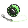 Diving Reel High Density Plastics Portable Belt High Strength User Friendly Design Diving EquipmentBlack