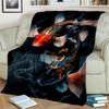 Naturalize Koi Carp Yin Yang Fish Blanket,Soft Throw Blanket for Home Bedroom Bed Sofa Picnic Travel Office Cover Blanket Kids
