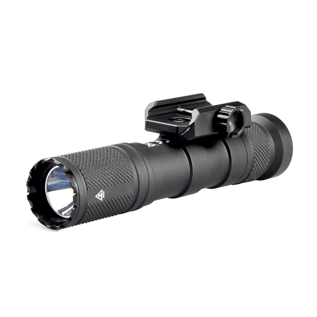 ACEBEAM G15 Tactical Scout 1800 390 Rail with Remote Pressure Switch Light, Lumens, Meters, Mount, (Black - 6500K)