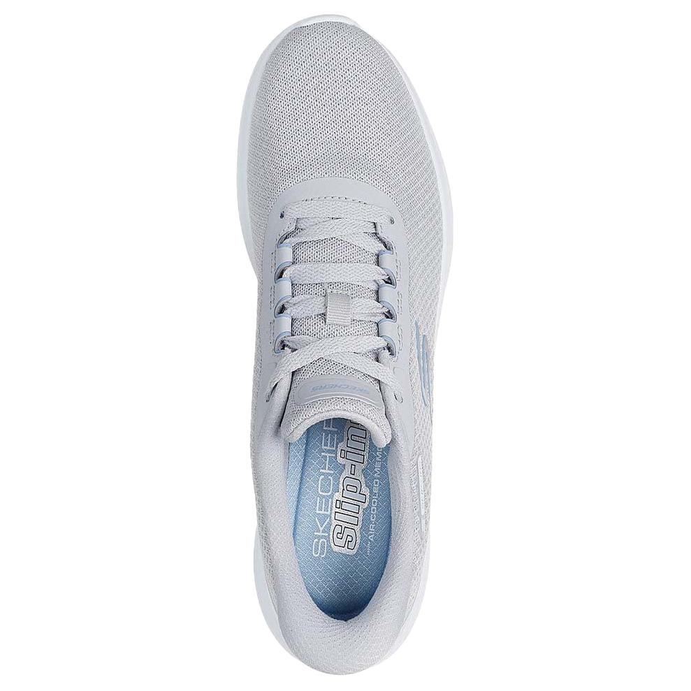 Skechers Sport Comfortable Versatile Breathable Support Low-Top Walking Shoes Women Sneaker Gray 150622-GRY