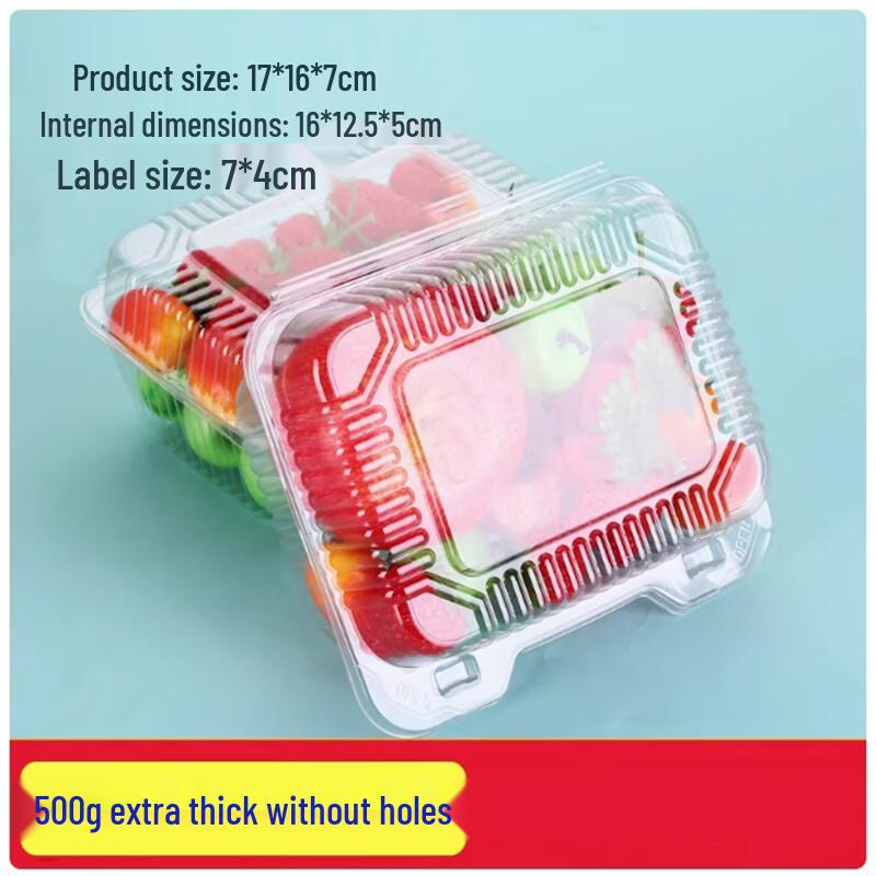 Sanbile Disposable Heavy-Duty Fruit & Takeout Boxes