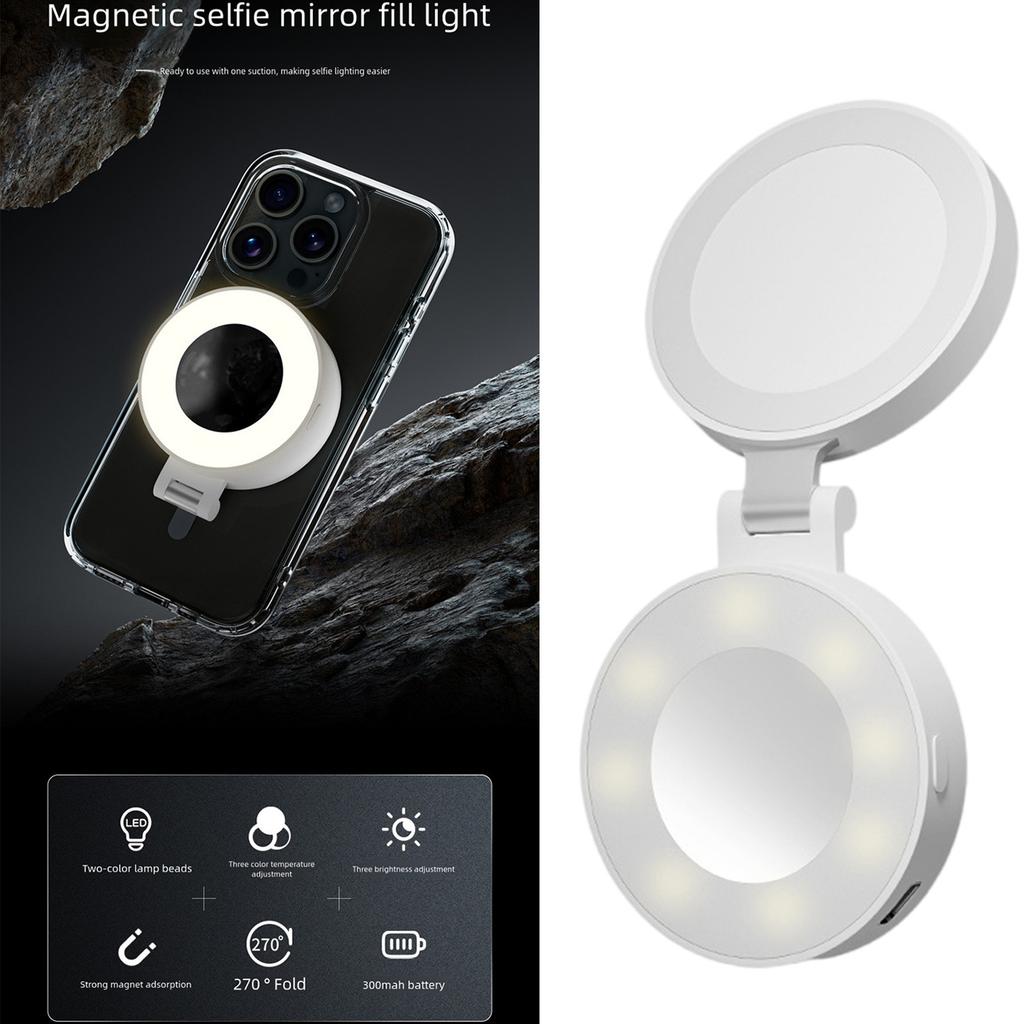 Aufsteckbare Magnetringe Leuchte Für Handy-Fotografie Natürliche Beleuchtung Videokonferenzen Vlog Studio