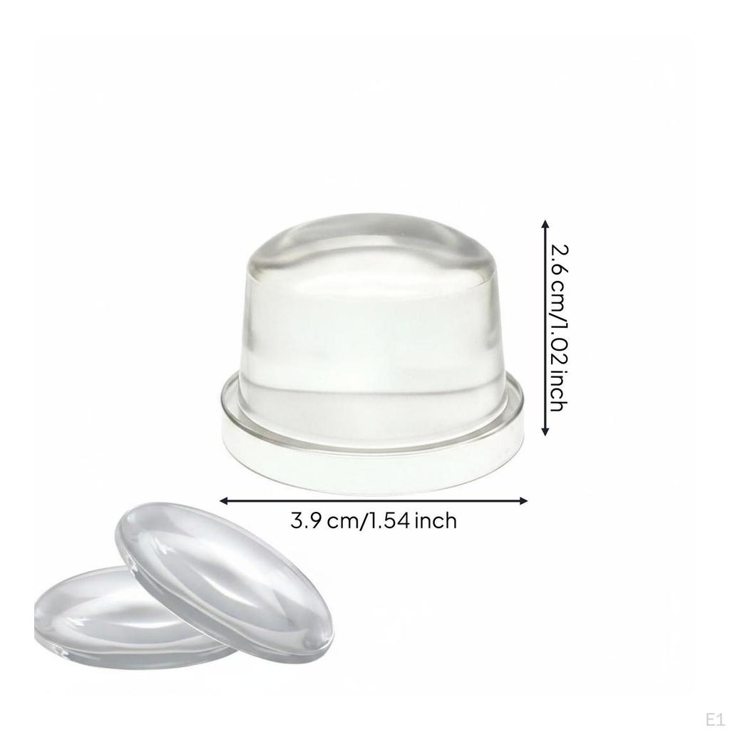 3 Pieces Door Handle Wall Protector AntiCollision Knob Easy to Install Clear Set
