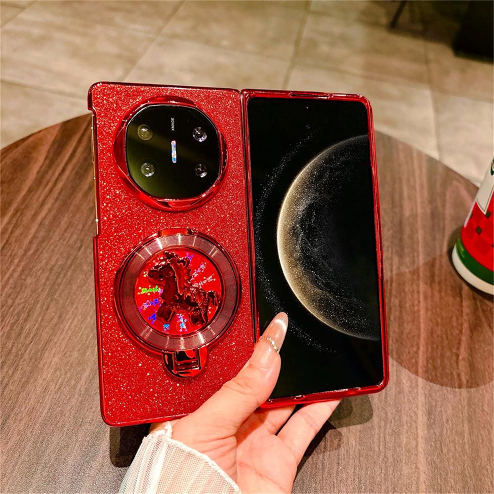 

For Huawei Mate X6 Case Carousel Style Rotating Kickstand Hard PC Phone Cover