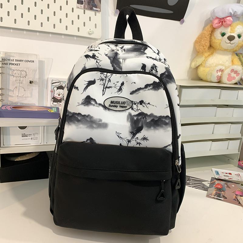 Children's Schoolbags Elementary School Students Junior High School Girls High School Students High Looking Printed Backpacks
