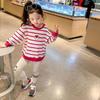 Girls Korean Cartoon Bear Sweatshirt Spring Autumn Long Sleeve Top Cute Casual Pullover