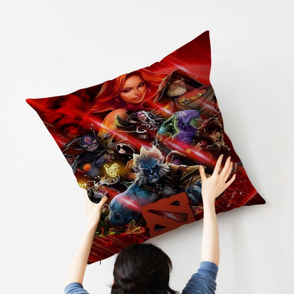DDOTA  Character Stitch Lucky Dragon pillow cover sofa cushion cover home room decoration children gift