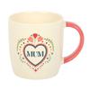 Something Different Mum Folk Heart 350ml Mug