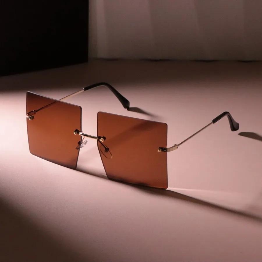 

Big Frame Classic Square Sunglasses Women Men Brand Designer Personality Sun Glasses Female Male Colors Mirror Other