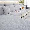 Oblique Grid Elastic Sofa Cover, Jacquard Sofa Seat Cushion Covers, Stretch Couch Cover, Living Room Sofa Slipcovers, Washable
