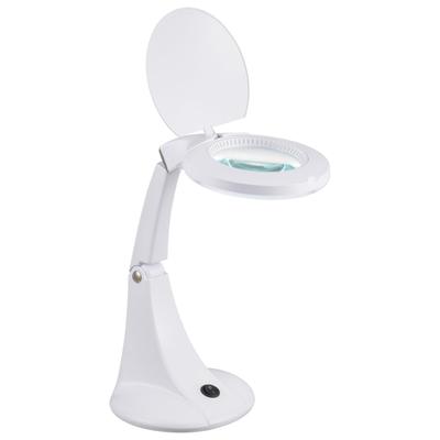Ohm elektrické stojanové LED světlo s lupou L-ZOOM DS-L30B-W 08-0871