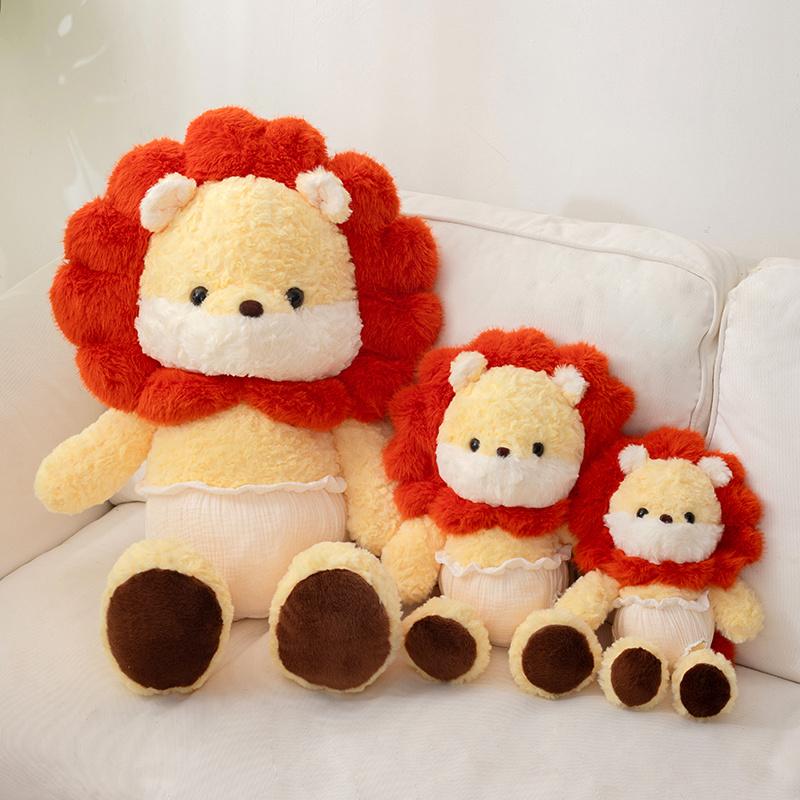 30/50/80cm Adorable Plush Toy Animal Creative Huggable Pillow Stuffed Cushion Gentle Doll Girls Holiday Present Cute And Charming Room Decor