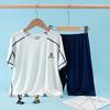 Children's Soft Summer Short-Sleeve Top & Shorts Pajama Set for Boys & Girls