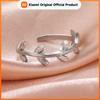 Skyrim Olive Tree Branch Leaves Rings Women New Fashion Open Adjustable Stainless Steel Ring Bohemian Party Accessory Gift