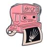 Skull Distinctive Pink Animal Brooch Creative Pin Stylish Design In Alloy Material For Genders All