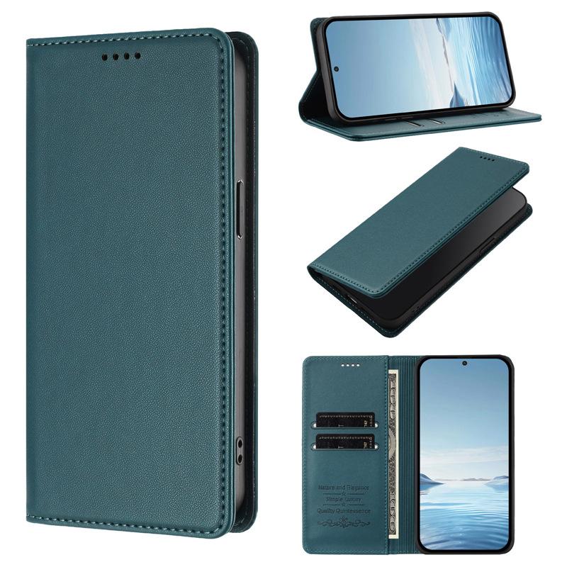 Suitable for Google 10 Pro XL flip leather case with leather texture and strong magnetic attraction, Pixel 10A card slot protective case