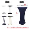 60/70/80X110Cm Stretch High Top Cocktail Table Cover Spandex Standing Table Cloth Bar Hotel Dining Party Banquet Wedding Decor