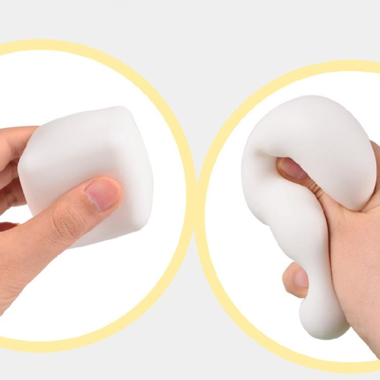 Slow Rising Tofu Stress Reliever Squeeze Toy for Stress and Soothing Relaxation Soft Decompressing Toy for Office Kids