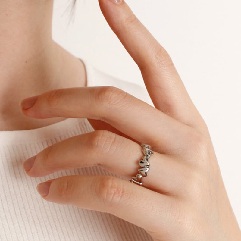 Noonoo Fingers Heart Pair Ring
