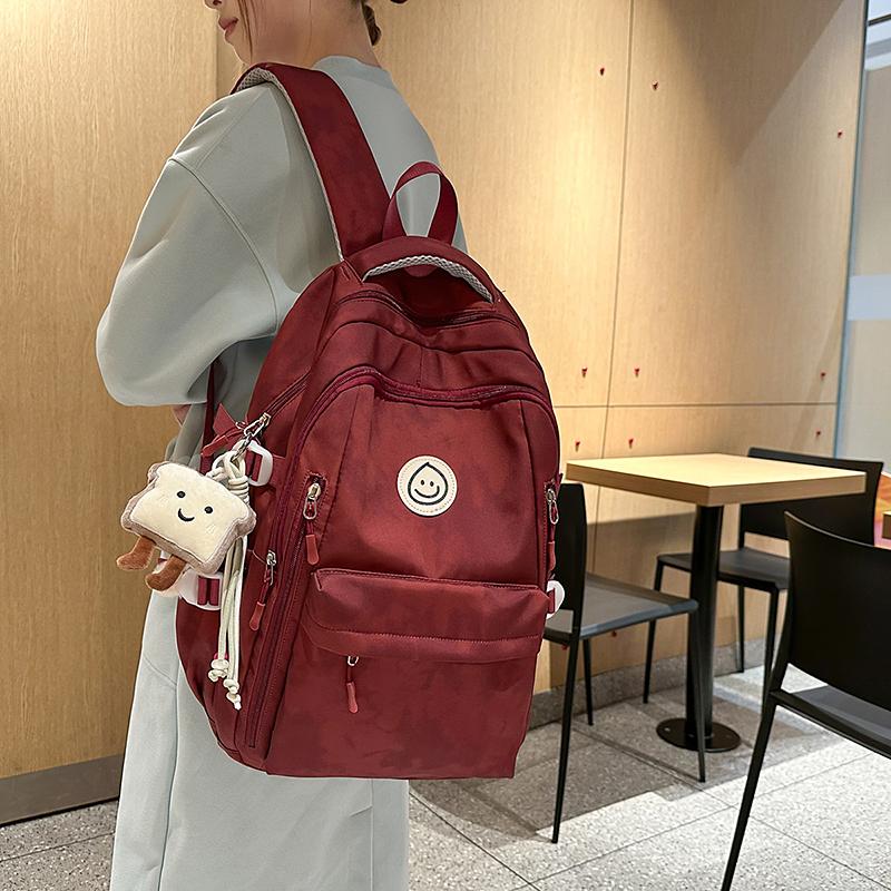 Sac d'école pour lycéen(ne)s, sac à dos grande capacité pour femmes