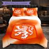 Set Biancheria da Letto Aston Villa Football 3 Pezzi Morbido Set Copripiumino con Federe Set Decorazione Camera da Letto per la Casa