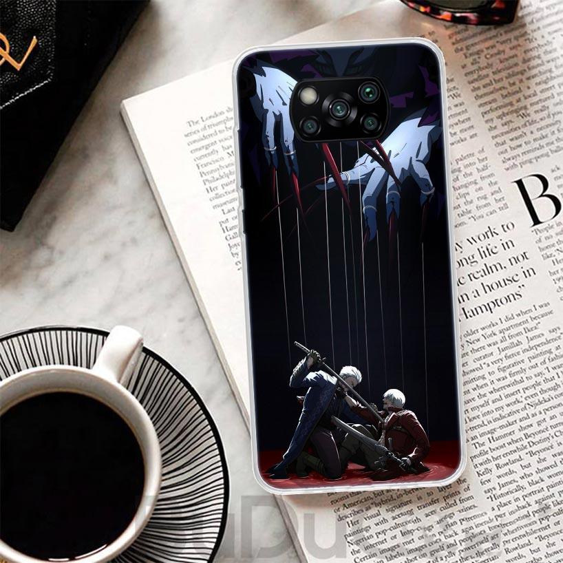 Game D-Devil May Cry 5 Cover For Xiaomi Poco X7 X6 X5 Pro X3 Nfc F7 Ultra Phone Case F6 F5 X4 F4 Gt F3 M6 M5S M4 M3 Print Shell